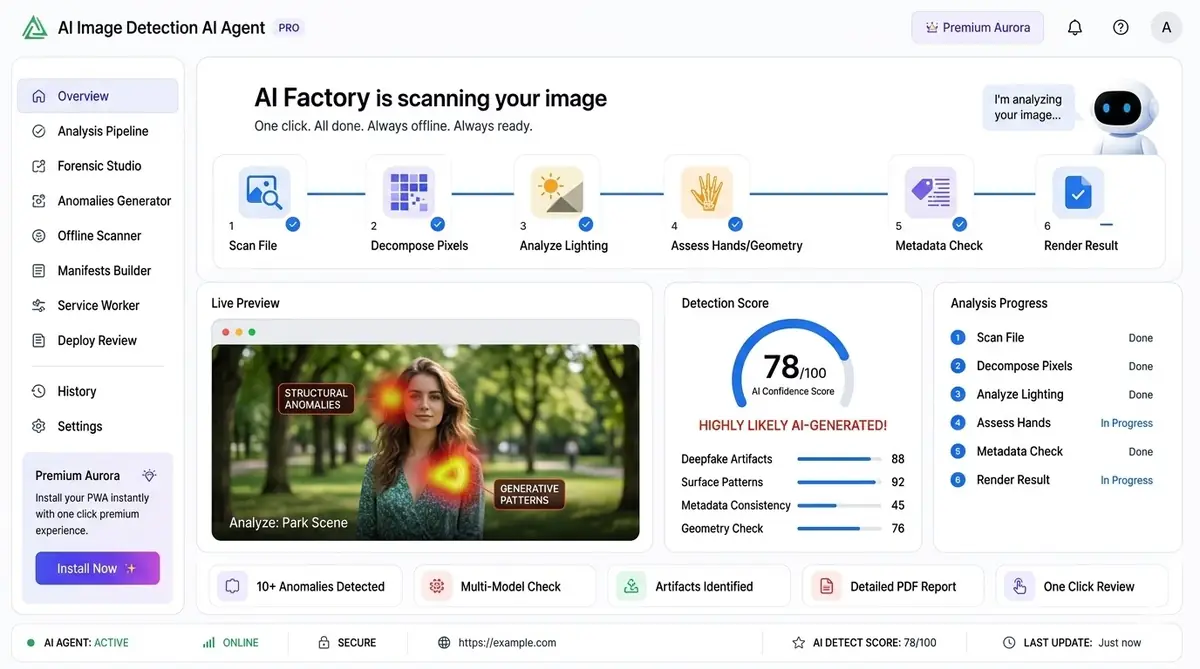 AI MCP interface dashboard — example of the AI tool dashboard software